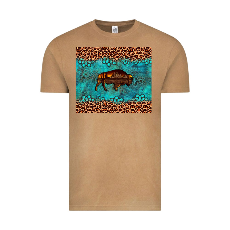 Bison Leopard Gemstone Vintage Tee by Artiststas | Teevron