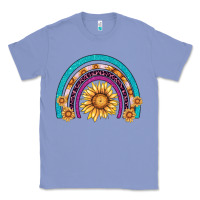 Colony Blue rainbow sunflower Classic Tee - AdoDesignShop