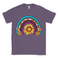 Lavender rainbow sunflower Classic Tee - AdoDesignShop