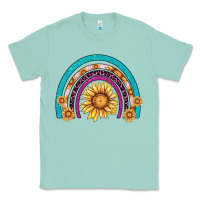Seafoam rainbow sunflower Classic Tee - AdoDesignShop