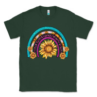 Sports Green rainbow sunflower Classic Tee - AdoDesignShop