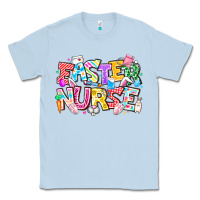 Dusty Blue Easter Nurse Classic Tee - CowhideDigitalArt