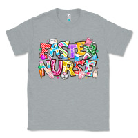 Heather Grey Easter Nurse Classic Tee - CowhideDigitalArt