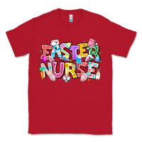 Red Easter Nurse Classic Tee - CowhideDigitalArt