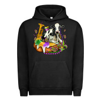 Pigment Black holstein mardi gras Urban Hoodie - OliviaCreatesArt