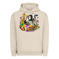 Pigment French Oak holstein mardi gras Urban Hoodie - OliviaCreatesArt