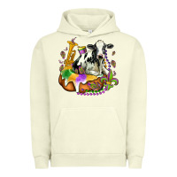 Pigment Pistachio holstein mardi gras Urban Hoodie - OliviaCreatesArt