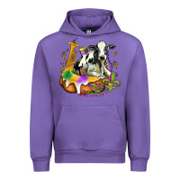 Tulip holstein mardi gras Urban Hoodie - OliviaCreatesArt