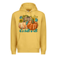 Antique Gold It's Fall Y'all Premium Hoodie - texasbilliewilder