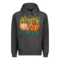 Charcoal Heather It's Fall Y'all Premium Hoodie - texasbilliewilder