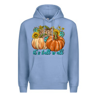 Colony Blue It's Fall Y'all Premium Hoodie - texasbilliewilder