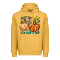 Mustard It's Fall Y'all Premium Hoodie - texasbilliewilder