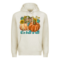 Oatmeal Heather It's Fall Y'all Premium Hoodie - texasbilliewilder