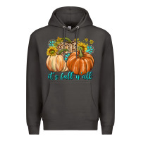 Smoke It's Fall Y'all Premium Hoodie - texasbilliewilder