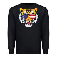 Black America Merica Tiger Premium Sweatshirt - Bettercallsaul