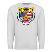 Dove Grey America Merica Tiger Premium Sweatshirt - Bettercallsaul