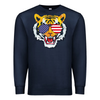 Navy America Merica Tiger Premium Sweatshirt - Bettercallsaul