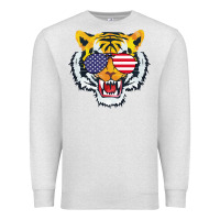 Oatmeal Heather America Merica Tiger Premium Sweatshirt - Bettercallsaul