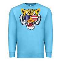 Ocean Blue America Merica Tiger Premium Sweatshirt - Bettercallsaul