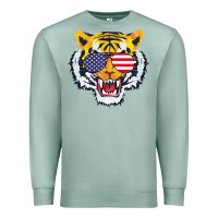 Seafoam America Merica Tiger Premium Sweatshirt - Bettercallsaul