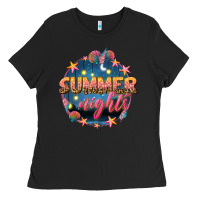 Black summer nights Ladies Tee - texasbilliewilder