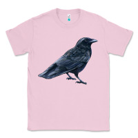 Bubblegum Pink American Crow Classic Tee - LillyAllenDesigns