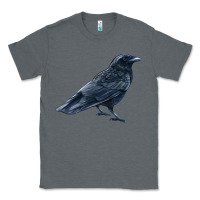 Charcoal Heather American Crow Classic Tee - LillyAllenDesigns