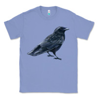 Colony Blue American Crow Classic Tee - LillyAllenDesigns
