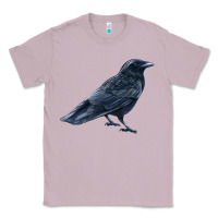 Lilac American Crow Classic Tee - LillyAllenDesigns