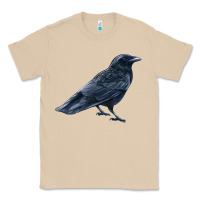 Mushroom American Crow Classic Tee - LillyAllenDesigns