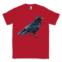 Red American Crow Classic Tee - LillyAllenDesigns