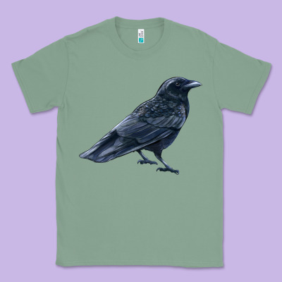 American Crow Classic Tee Designed By Lillyallendesigns