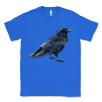 True Royal American Crow Classic Tee - LillyAllenDesigns