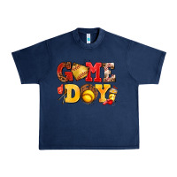Navy game day softball Urban Heavy Tee - AdoDesignShop
