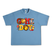 Pebble Blue game day softball Urban Heavy Tee - AdoDesignShop