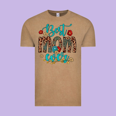 Best Mom Ever Vintage Tee Designed By Artiststas