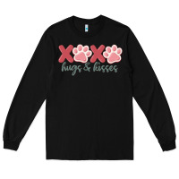 Black xoxo hugs and kisses Long Sleeve Tee - MaliasSmallBusiness