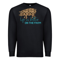 Black Life is Better on the Farm Premium Sweatshirt - Bettercallsaul