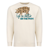 Sandshell Life is Better on the Farm Premium Sweatshirt - Bettercallsaul