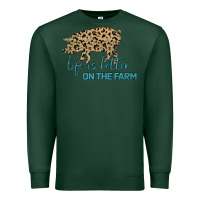 Sports Green Life is Better on the Farm Premium Sweatshirt - Bettercallsaul