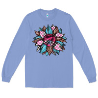 Colony Blue race leopard sunflower Long Sleeve Tee - JahusDesignShop