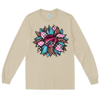 Mushroom race leopard sunflower Long Sleeve Tee - JahusDesignShop