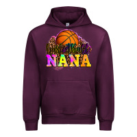 Mauve Wine basketball nana Urban Hoodie - OliviaCreatesArt