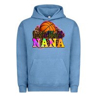 Pigment Pebble Blue basketball nana Urban Hoodie - OliviaCreatesArt