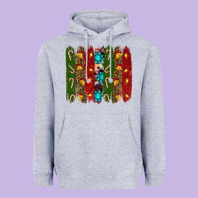 Christmas Brushstrokes Heavyweight Hoodie Designed By Ranaportraitstore