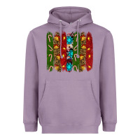 Lavender christmas brushstrokes Heavyweight Hoodie - RanaPortraitStore