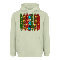 Matcha christmas brushstrokes Heavyweight Hoodie - RanaPortraitStore