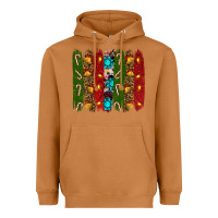 Meerkat christmas brushstrokes Heavyweight Hoodie - RanaPortraitStore
