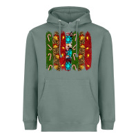 Sage christmas brushstrokes Heavyweight Hoodie - RanaPortraitStore