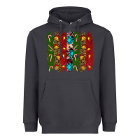 Smoke christmas brushstrokes Heavyweight Hoodie - RanaPortraitStore
